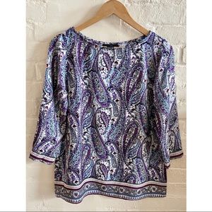 Grace The Perfect Fit paisley patterned blouse